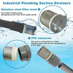 2.5 inch Stainless Steel Filter DN65/2.5" Suction Strainers Used to Remove - Image 5