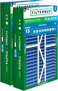 Filterbuy 17.5x27x5 Air Filter MERV 13 Optimal Smoke & Allergy Defense by Filterbuy