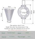 iBasingo Titanium Coffee Filter Pour Over Coffee Dripper - Image 2