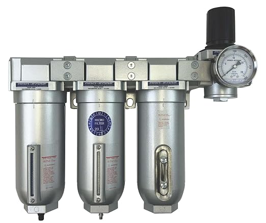 1/2" NPT Industrial Moisture Removing Particulate Filter and Oil Removing - Image 3
