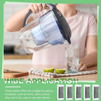 Lounsweer 12 Packs Replacement Activated Charcoal Distiller Filters Coconut - Image 6
