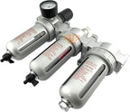 1/4" NPT MID FLOW Filter Regulator Coalescing Desiccant Dryer System - Image 3