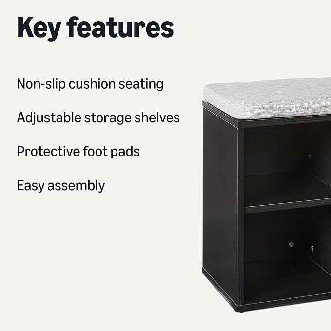 Amazon Basics Shoe Storage Bench