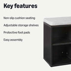 Amazon Basics Shoe Storage Bench