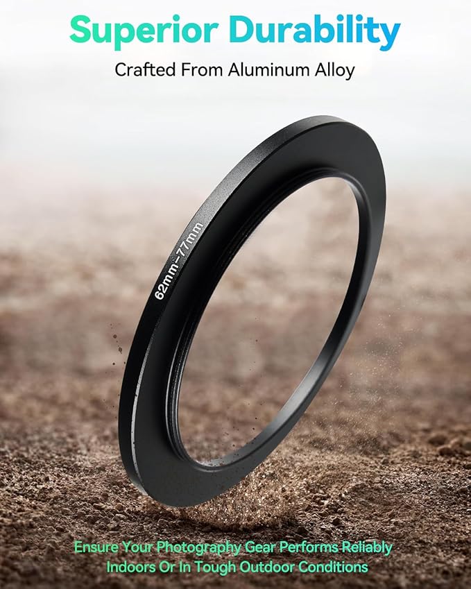 86-95mm Metal Step-Up/Down Ring Adapter Compatible - Image 8