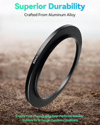 52-77mm Metal Step-Up/Down Ring Adapter Compatible - Image 8