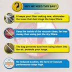 6 Pack DXVA19-4104 Shop Vac Bags - Image 5