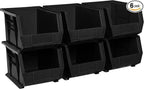 Akro-Mils 30239 AkroBins Plastic Storage Bins, Space-Saving Stackable Bins