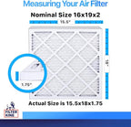 Filter King 16x19x2 Air Filter | 4-PACK | MERV 8 HVAC Pleated A/C Furnace - Image 2