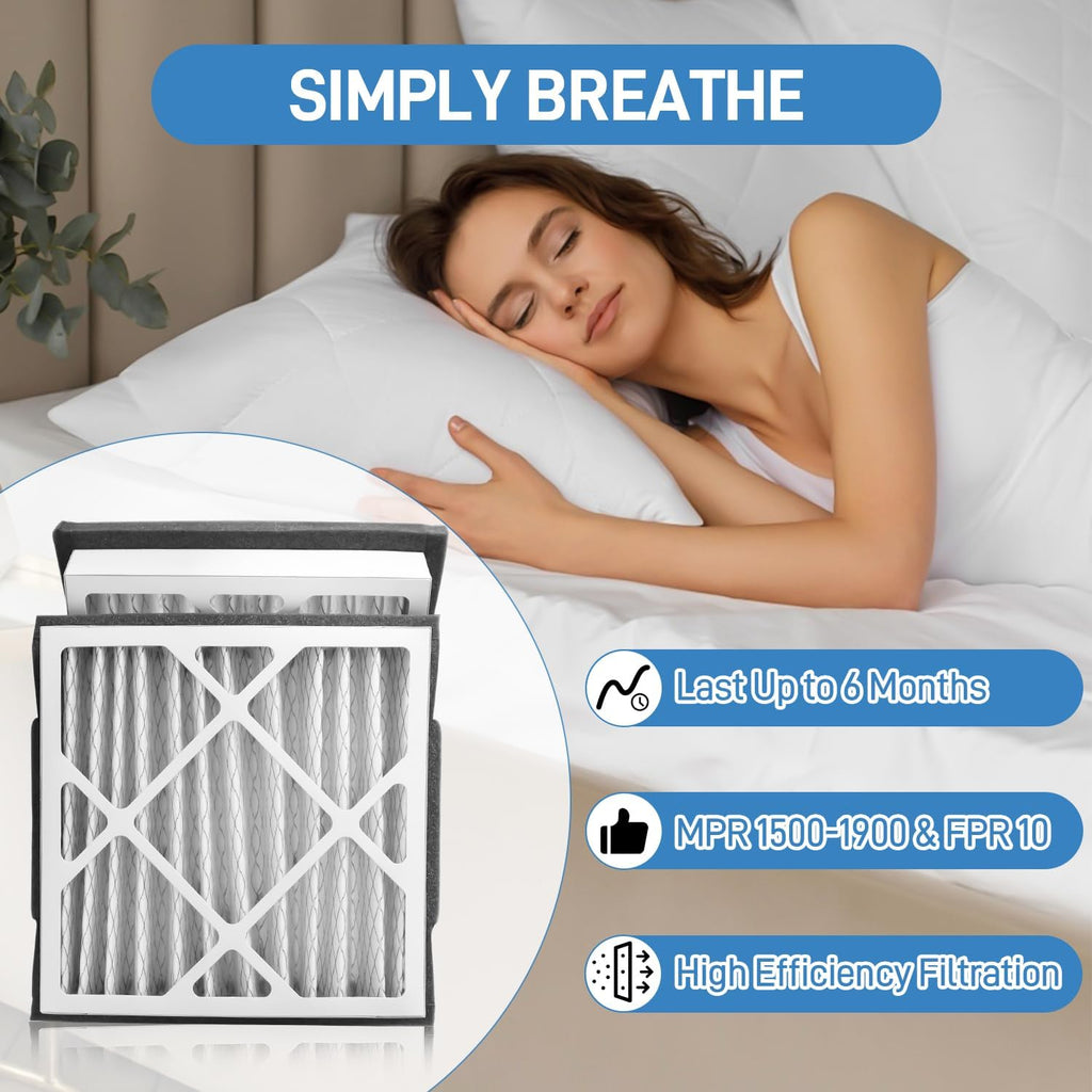 14x14x3 MERV 13 Pleated Air Filter Compatible with Zephyr VGF Series