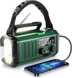 10000mAh Hand Crank Emergency Radio, NOAA Weather Radio by Leaton
