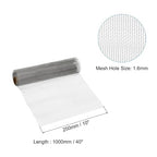 PATIKIL 40" L x 10" W Woven Wire Mesh, 14 Mesh 316L Stainless Steel Air Vent - Image 2