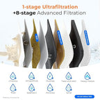 Waterdrop WD-TSA-UF 0.01 μm Ultra Filtration Under Sink Water Filter, Under - Image 3