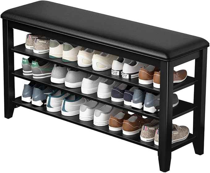 Shoe Rack Bench Entryway Storage