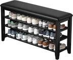 Shoe Rack Bench Entryway Storage