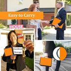 Portable Key Organizer with Handle, Fireproof and Waterproof Key Case, Key