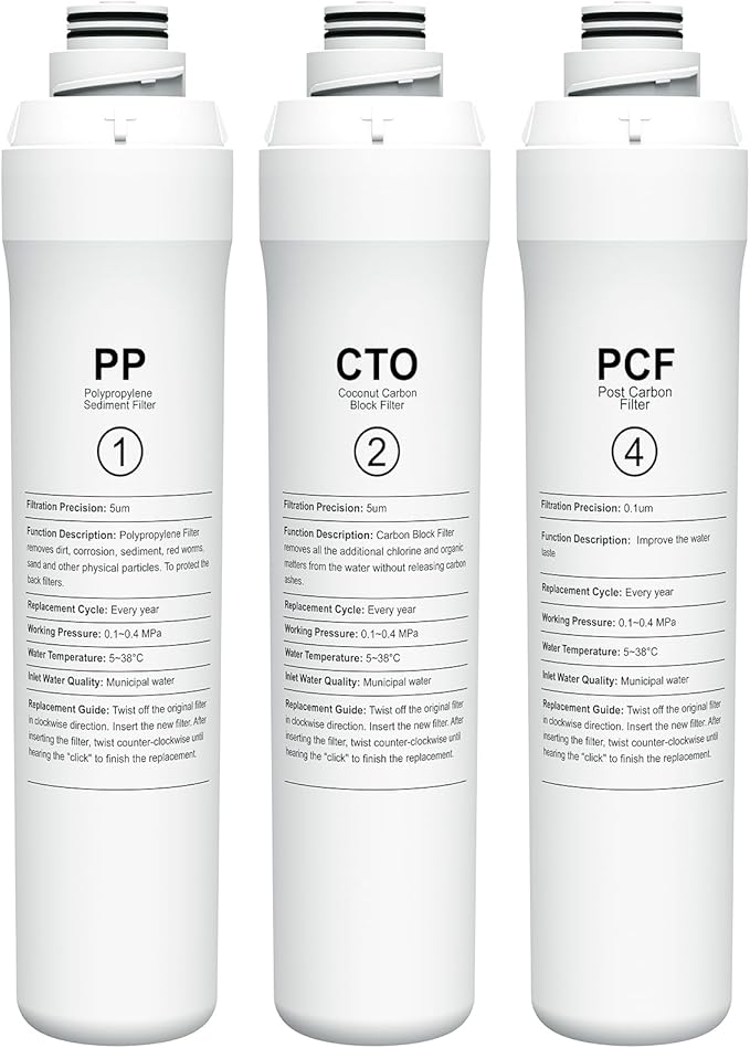 1 Year Replacement Filter Set Compatible by SAFWAT