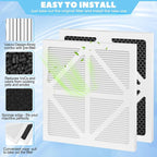 Upgrade 700 Pleated Paper MERV 13 Pre and 125027 Activated carbon Filter - Image 3