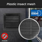 Repa Market 10 x 10 Inch Black Square Air Vent Cover - Image 3