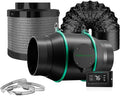 MARS HYDRO 6 Inch Inline Fan and Filter Kit, Duct Fan by MARSHYDRO