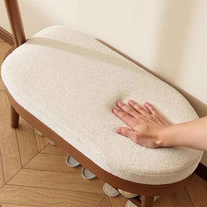 AQIMUELE Shoe Bench Entryway, Coat Rack