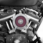 HDBUBALUS Motorcycle CNC Spike Air Cleaner Air Filter Intake System Filter - Image 2