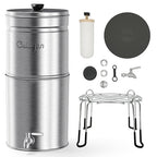 Culligan MaxClear 3 Gallon Gravity Water Filter System, Brushed Stainless-Steel - Image 6