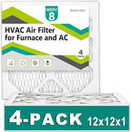 12x12x1 Air Filter MERV 8, HVAC/Furnace AC Filter Replacement, Dust by Komashr
