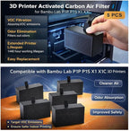Activated Carbon Air Filters 5Pcs - Image 4
