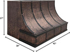 CT Copper Tailor Sloped Copper Vent Hood Island Mount, 1150 CFM Exhaust Fan - Image 9