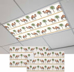Fluorescent Light Covers for Ceiling Lights Desert Camel Magnetic Light Filters by Home+L6