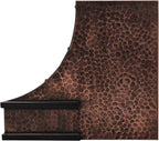 CT Copper Tailor Sloped Copper Vent Hood Wall Mount, 1150 CFM Exhaust Fan - Image 5