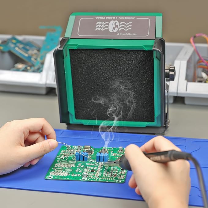 YIHUA 948DQ-I Solder Fume Extractor Fan Solder Smoke Absorber Remover Tiltable - Image 7