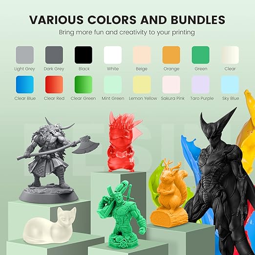 SUNLU 3D Printer Resin, 1kg Fast Curing Standard 3D Resin - Image 5