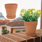 5pcs Red Clay Succulent Pots - Image 7