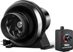 iPower 4 Inch 195 CFM Exhaust Inline Duct Vent Booster Blower by iPower