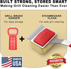 GRILLART Bristle-Free BBQ Grill Brush – Safe & Durable Cleaning Tool - Image 2