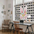 Easter Kitchen Curtains 45 Inch Long 2 Panel Set, Rod Pocket Window Treatment - Image 6