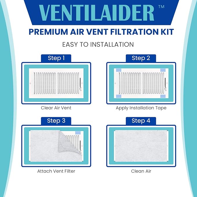 Vent Filter Set 20" x 84" Electrostatic Media + 126" of Tape - Image 3