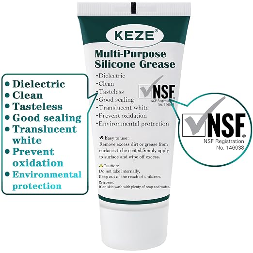 KEZE Silicone Grease Waterproof Food Grade Silicone Sealant Lubricant - Image 2