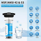 Water Filter for Sink Faucet, NSF/ANSI 42&53 Improve Taste, EZ Change Life - Image 9