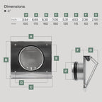 Vent Systems 4" Inch Air Supply Vent Cover - Image 2