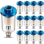 Mudder 10 Pcs Compressed Air Filter Water Oil Separator 1/4 Inch NPT Inlet and by Mudder