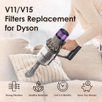 3 Pack V11 Filters Replacement for Dyson, Vacuum Filters Replacement Compatible - Image 7
