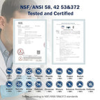 Frizzlife 1000GPD Reverse Osmosis Water Filter, NSF/ASNI 58&53&42&372 Standard - Image 3