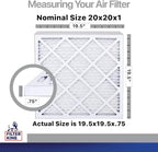 Filter King 20x20x1 Air Filter | 4-PACK | Carbon MERV 8 HVAC Pleated A/C - Image 2