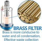 3 Pcs Mini in-Line Air Filter Water Oil Separator - Image 2