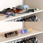 FEMELI Belt Organizer Acrylic Clear Case Storage Holder