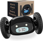 CLOCKY Extra Loud Alarm Clock for Heavy Sleepers on Wheels Rolls Runaway