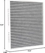 P609422 cabin air filter with Activated Carbon Compatible with Freightliner - Image 7